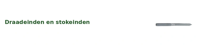Draadeinden en stokeinden