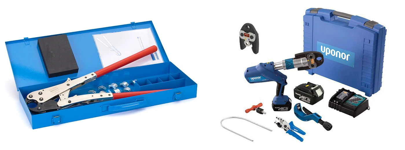 Uponor perstangen en gereedschapssets