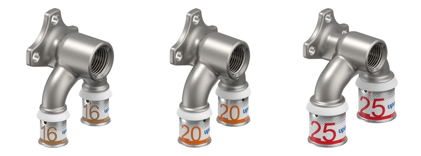 Uponor S-Press Plus U-muurplaat binnendraad x pers