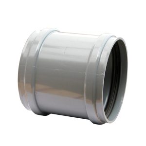 Overschuifmof pvc 2x manchet grijs KOMO SN8 315 mm | Aantal 1