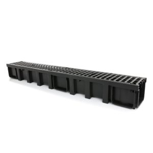 Nicoll lijngoot type Connecto 100 pp incl. pa maasrooster opzetrand B125 100 x 13,6 x 11,5 cm | Aantal 1