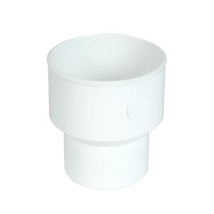 Nicoll Techtan hwa verloopmof pvc concentrisch wit RAL 9010 100 x 80 mm | Aantal 1
