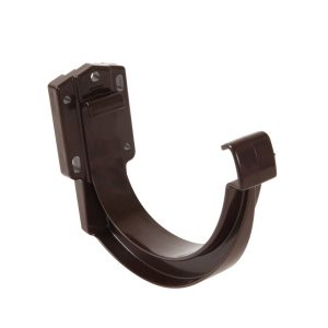 Nicoll Techtan Vodalis gootbeugel voor mastgoot pvc bruin RAL 8017 140 mm | Aantal 1