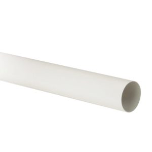 Nicoll Techtan hwa buis pvc wit RAL 9010 80 mm l = 4 m | Aantal 1