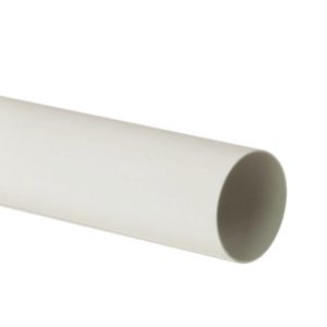 Nicoll Techtan hwa buis pvc wit RAL 9010 100 mm l = 4 m | Aantal 1