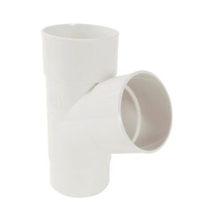Nicoll Techtan hwa T-stuk 67° pvc 2x inwendig lijm x verjongd spie wit RAL 9010 100 mm | Aantal 1