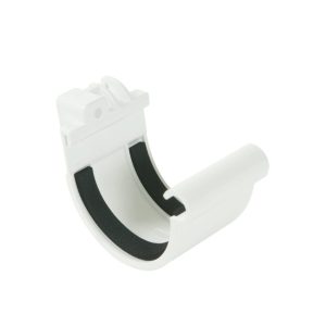 Nicoll Techtan verbindingsstuk voor mastgoot pvc klem 70 mm wit