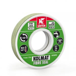 De goedkoopste lijmg047 | Griffon Kolmat Fibre Seal afdichtingstape koop je voor de beste en scherpste prijs bij Smolders B.V.