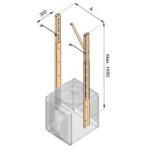 De goedkoopste verwg220 | Verticale ophangset koop je voor de beste en scherpste prijs bij Smolders B.V.