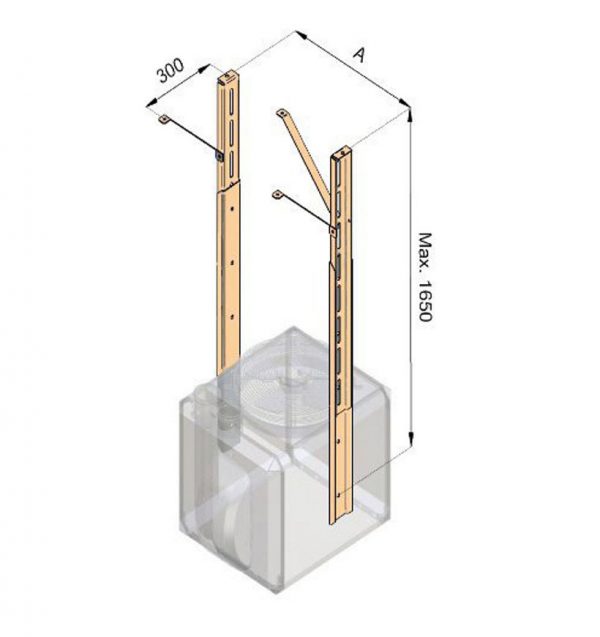 De goedkoopste verwg220 | Verticale ophangset koop je voor de beste en scherpste prijs bij Smolders B.V.