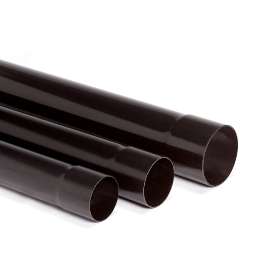 Recypipe 3-l afvoerbuis met aangevormde lijmmof pvc zwart l = 5 m 315 x 6,2 mm - Afbeelding 3