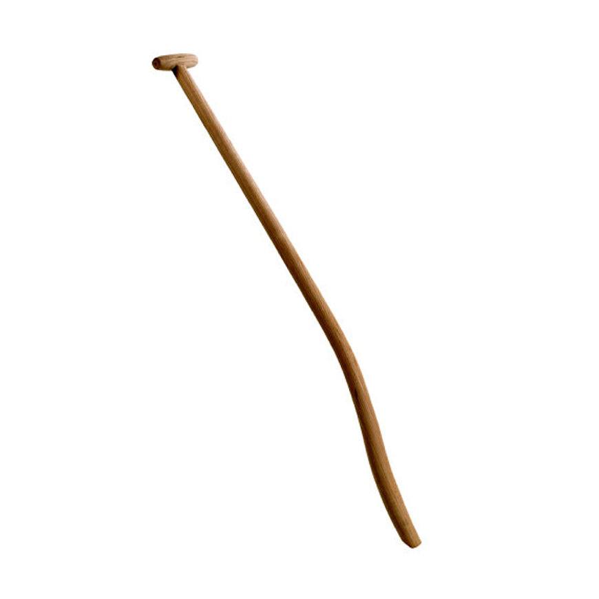 Talen Tools batssteel half gebogen gewaxt essenhout l = 120 cm - Afbeelding 3