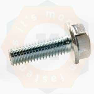 Zeskantflensbout DIN 6921 8.8 galvanisch verzinkt M 10 X 20, aantal in verpakking 200