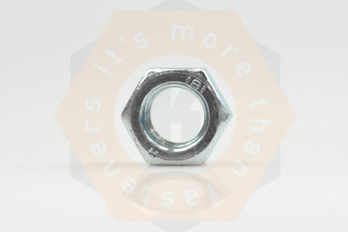 Zeskantmoer DIN 934 8 galvanisch verzinkt M 20 X 1,5, aantal in verpakking 50