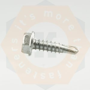 Zelfborendeschroef zeskantkop DIN 7504K RVS 410 4,2 X 13 SW1/4, aantal in verpakking 1000