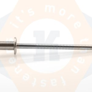 Blindklinknagel RVS A2 4 X 12, aantal in verpakking 500