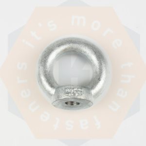 Oogmoer DIN 582 gestempeld C 15 E + CE (0910) thermisch verzinkt ISO passend M 16, aantal in verpakking 10