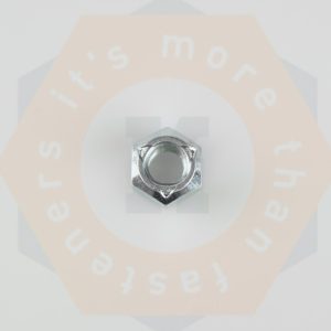 Zelfborgende zeskantmoer volmetaal DIN 980V 10 galvanisch verzinkt M 14, aantal in verpakking 100