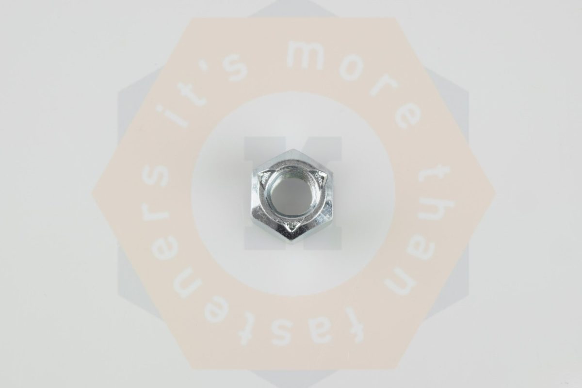 Zelfborgende zeskantmoer volmetaal DIN 980V 10 galvanisch verzinkt M 14, aantal in verpakking 100