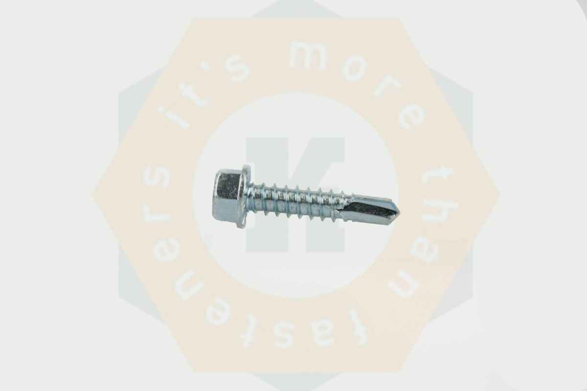 Zelfborendeschroef zeskantkop DIN 7504K galvanisch verzinkt 5,5 X 45 SW 8, aantal in verpakking 200