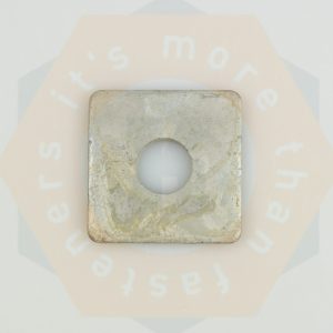 Sluitplaat vierkant DIN 436 thermisch verzinkt M 30, aantal in verpakking 25