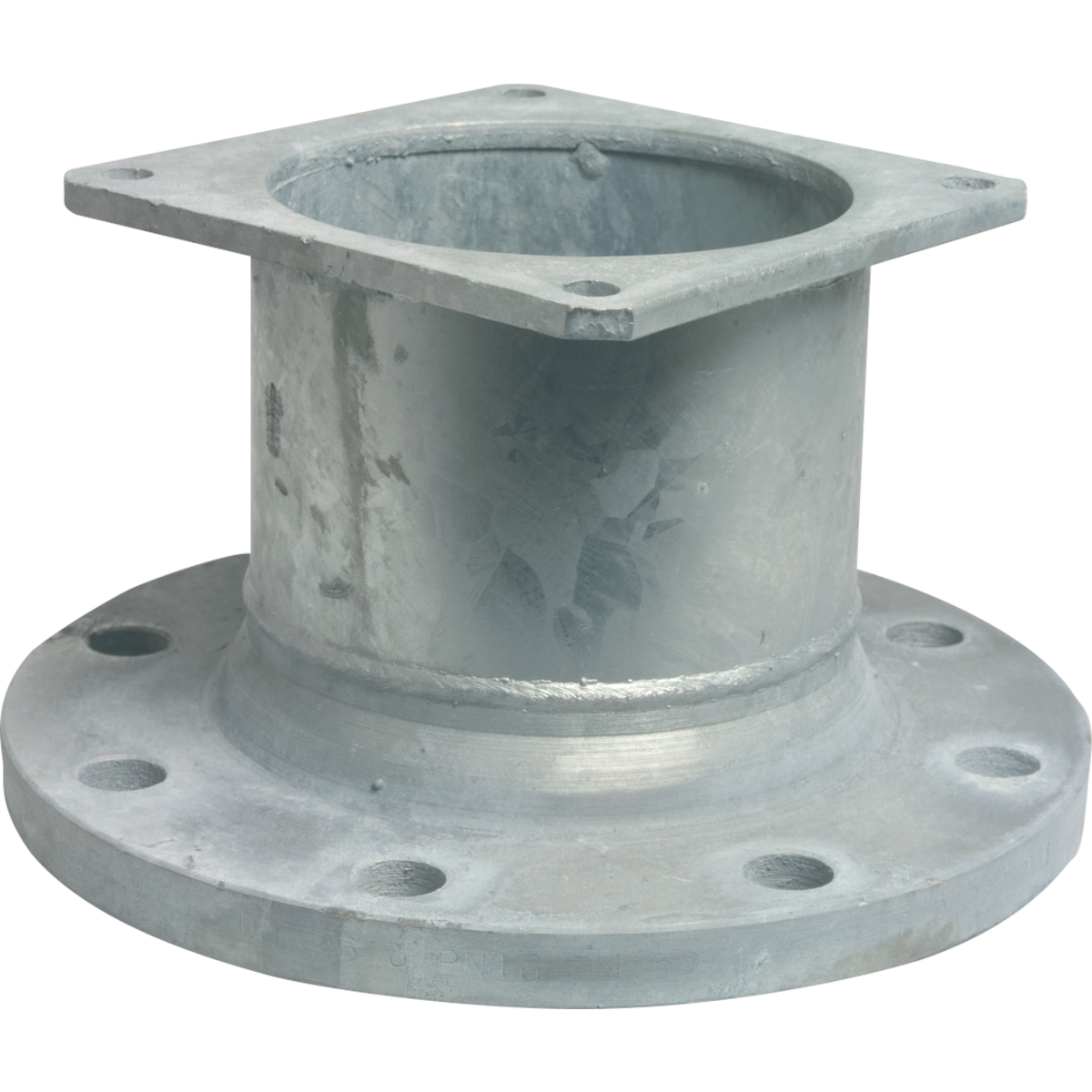 Flens met DIN flens verzinkt