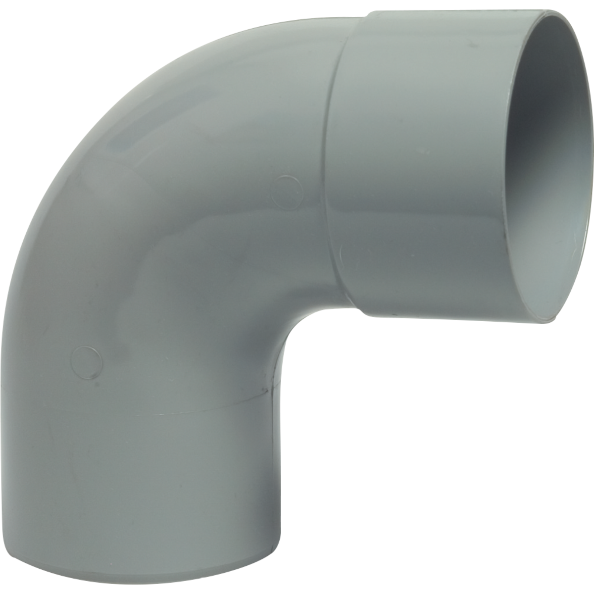 PVC-U Bocht 87ø lijmmof x spie
