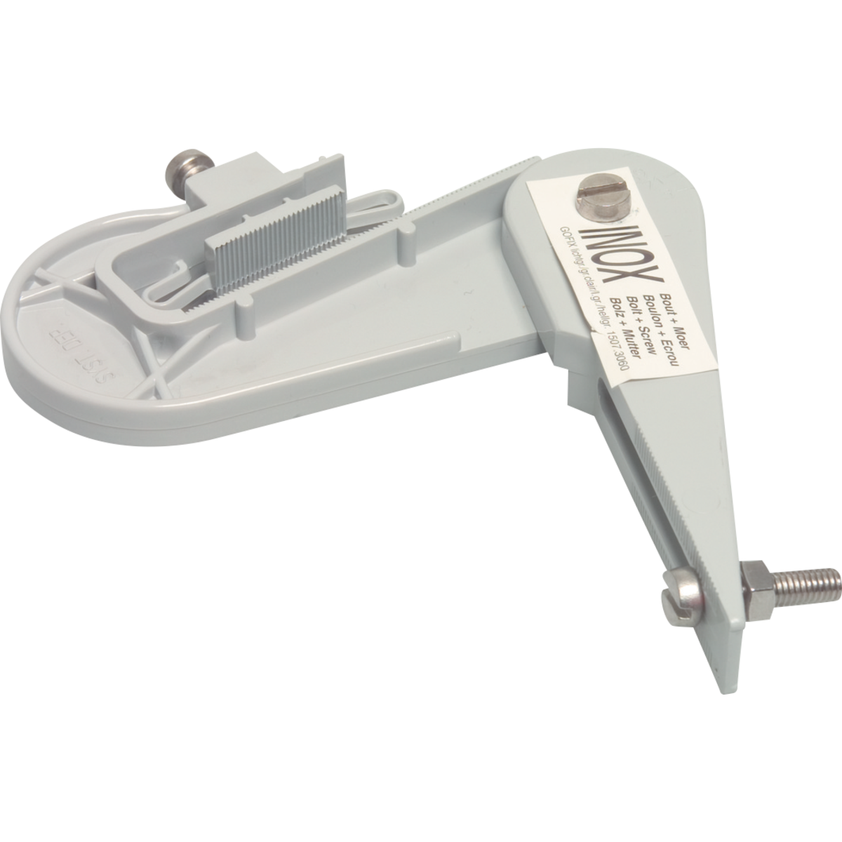 Golfplaathaak PVC-U grijs