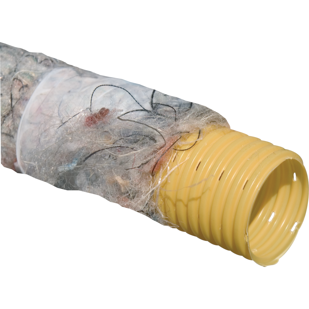 Drainagebuis omwikkeld met polypropyleen vezel PP 450 gr/mý