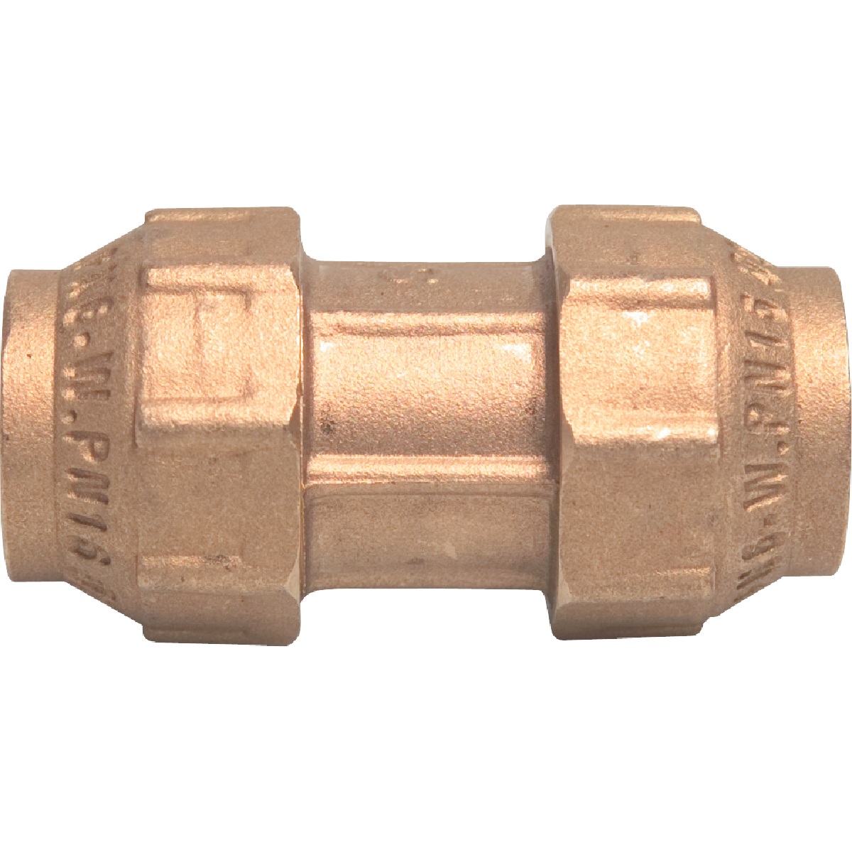 Koppeling messing knel