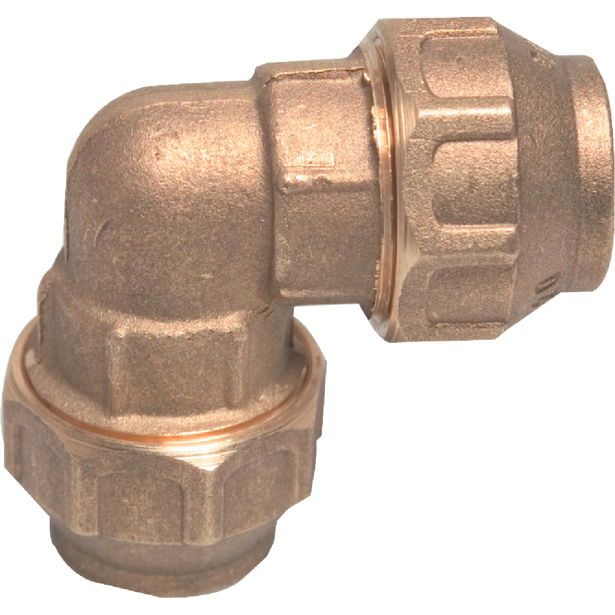 Knie 90§ messing knel