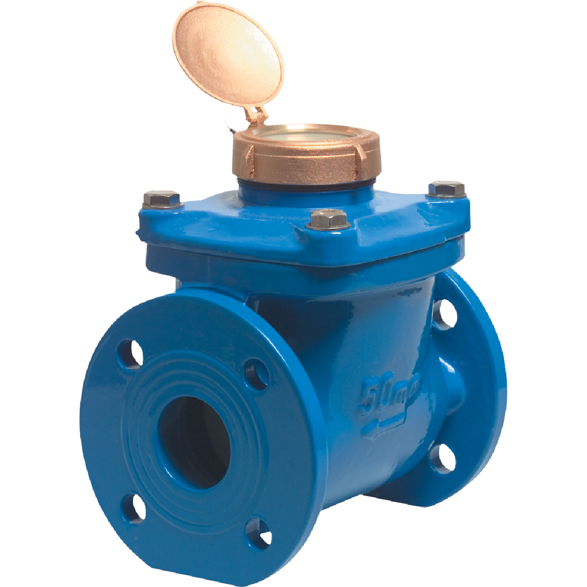 Profec Watermeter droog Woltman horizontaal