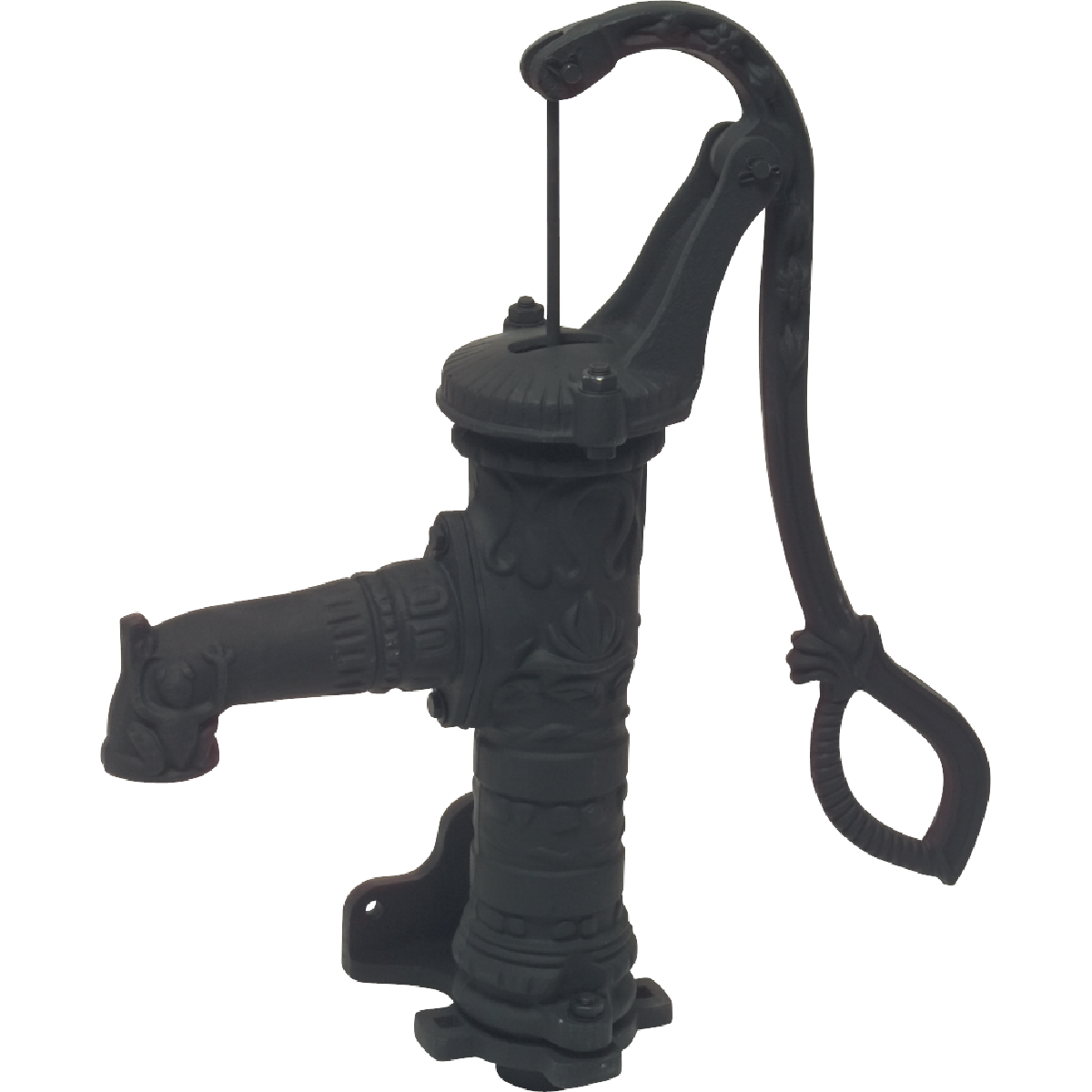 Nostalgische handpomp met wandflens