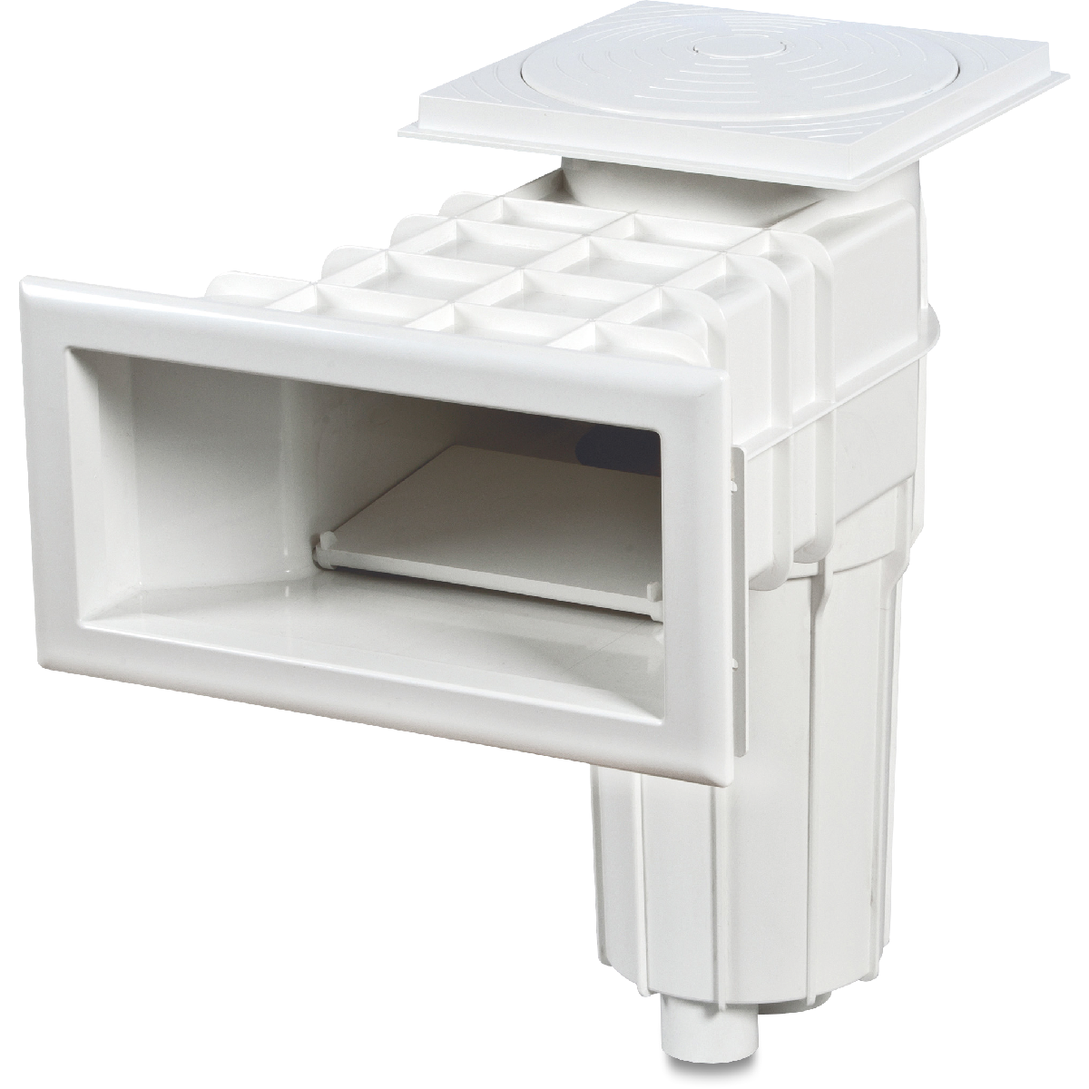 Skimmer breed met messing M6 draad liner