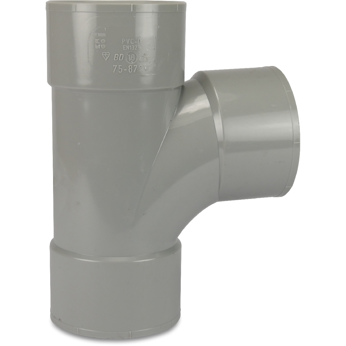 Stroom T-stuk 87-90ø