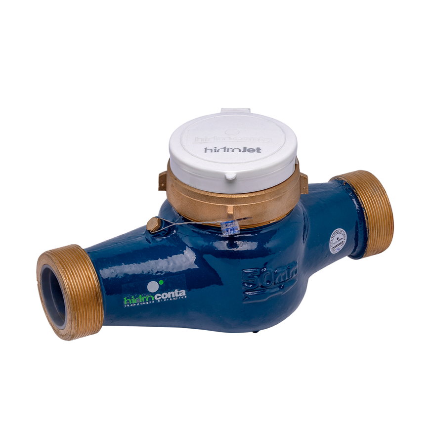 Watermeter type Hidrojet 2x buitendraad incl. koppelingen