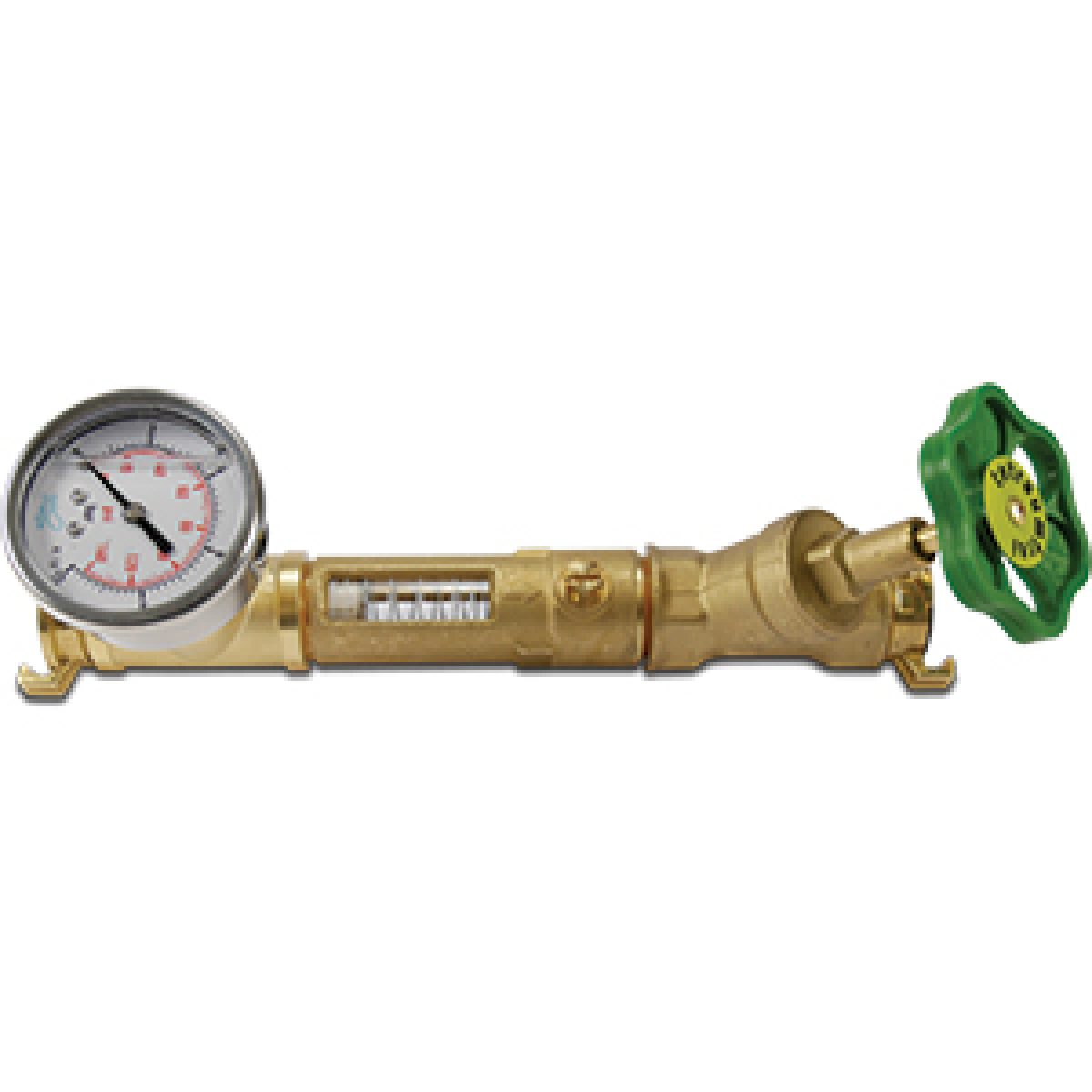 Stromingsmeter met kogelstopkraan