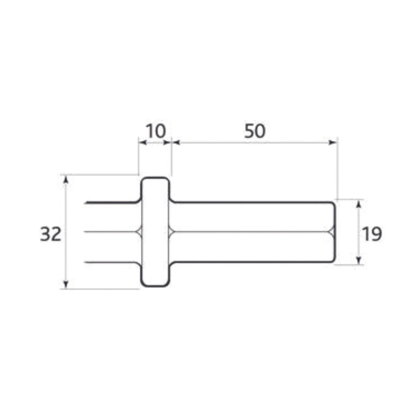 Beitel - 25x108 mm HEX Breed - Afbeelding 9