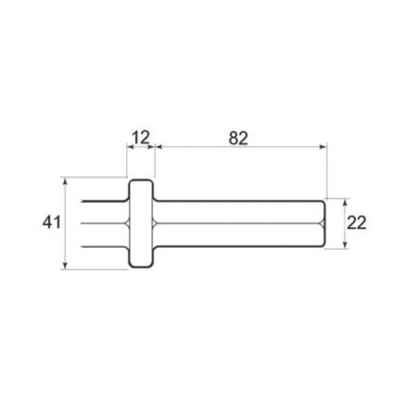 Beitel - 25x108 mm HEX Breed - Afbeelding 8
