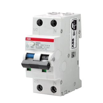 ABB aardlekautomaat 1P+N 6 kA B-karakteristiek 230 V 32 A - 300 mA