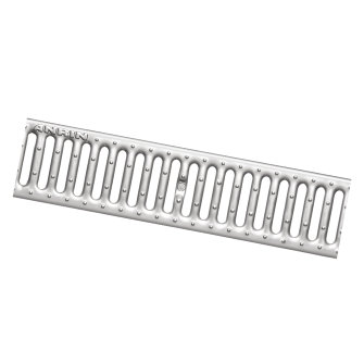 Anrin sleufrooster type KE-100/KF-100 gegalvaniseerd met roosterbevestiging A15 50 x 12