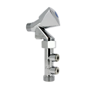 Bonfix keerklep messing verchroomd bu.dr. x wartel EA beveiliging type WF + beluchterkraan ?"