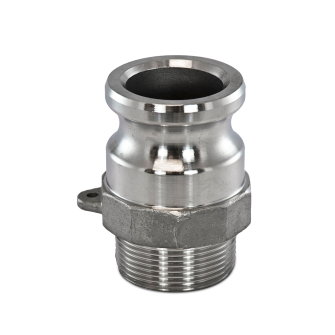 Camlock snelkoppeling type F rvs 316 M-deel x buitendraad DN 100 mm x 4"