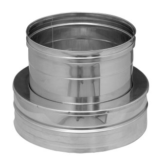 Dinak DW-SW rookgasafvoer overgangsstuk type 16Q 100 mm