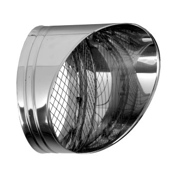 Dinak DW verstelbare horizontale rookgasafvoer type 015 150 mm