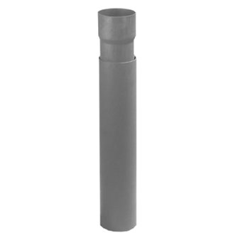 Dyka verlengde hwa overgangsmof pvc mof x spie grijs 80 x 75 mm l = 502 mm