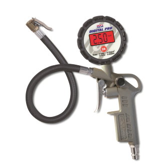 GAV bandenblazer digitaal �" drukmeter 63 mm soepele slang 40 cm