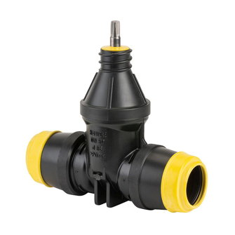 Hawle spindelafsluiter gas 2x steek Gastec QA 63 mm