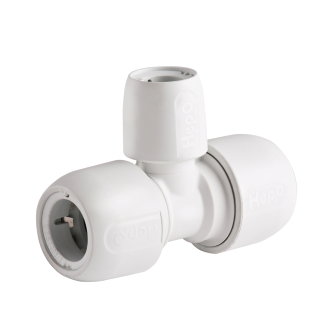 Hep2O verloop T-stuk 90� pb 3x steek 22 x 22 x 15 mm