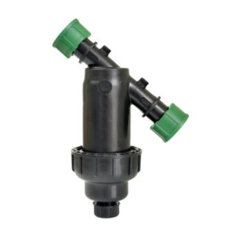 Irritec waterfilter polyamide 10 bar 2x wartel 1" C discs filter 120 mesh 130 micron rood
